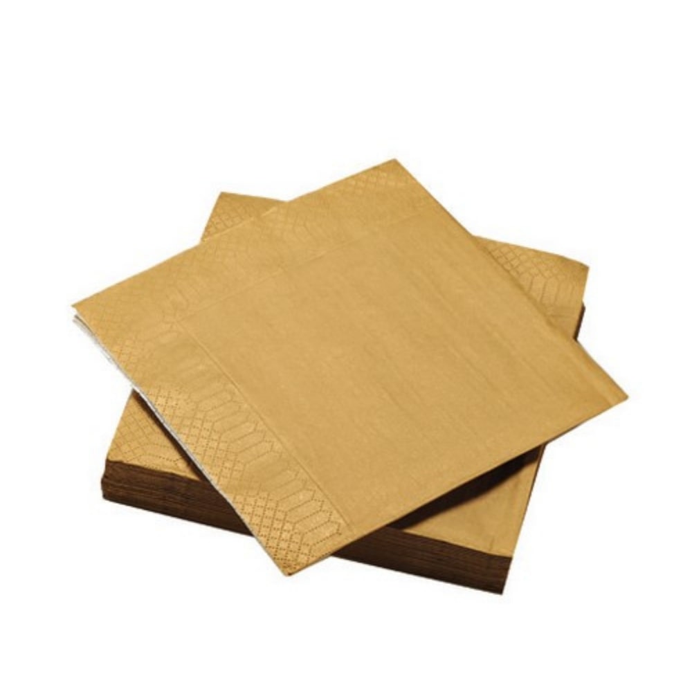 Tovaglioli natale  40x40 SOFT SOFT oro 30 pz