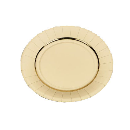 Piatti per dessert in carta SOFT SOFT 18 cm oro 10 pz