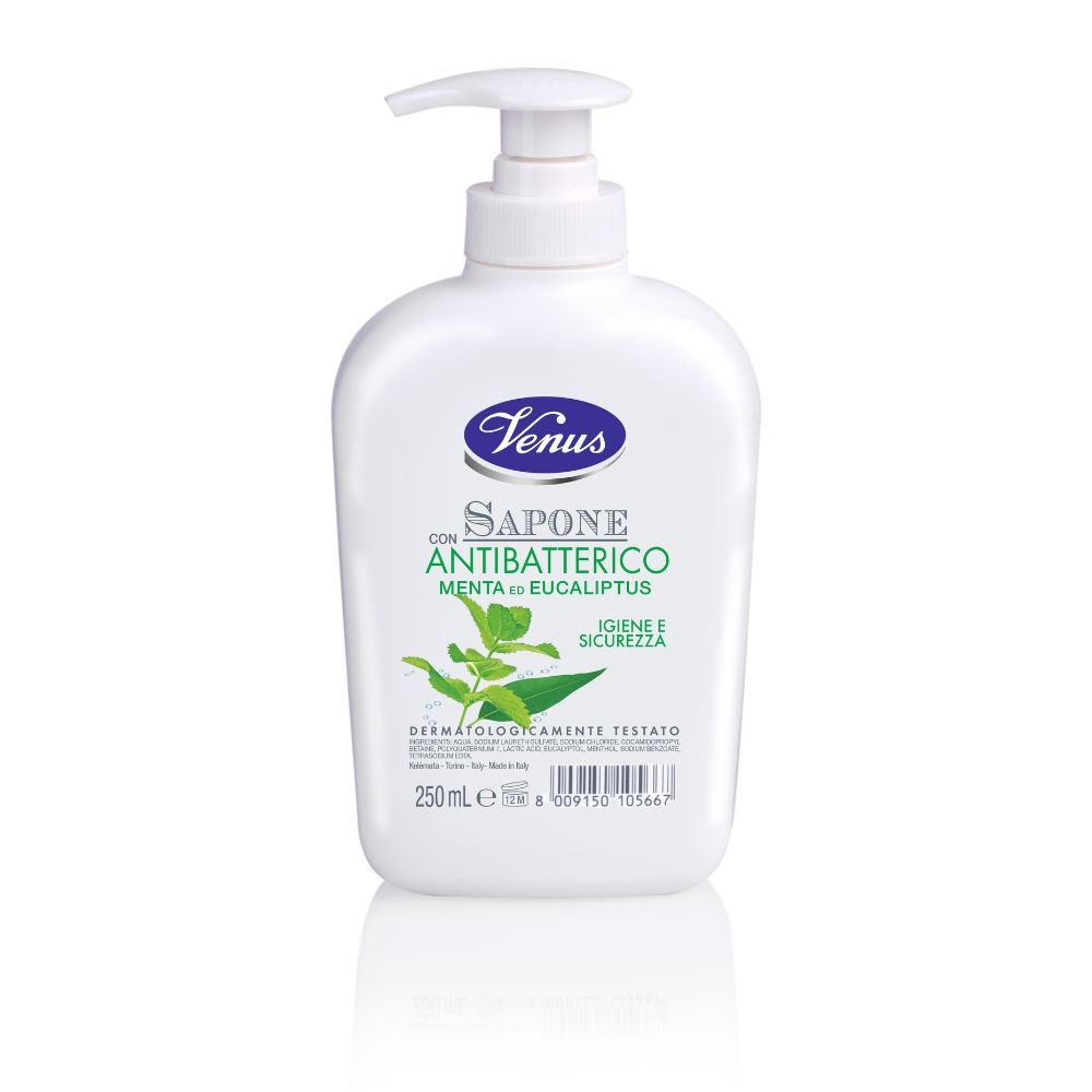 Sapone  liquido mani VENUS Menta ed Eucalipto 250 ml