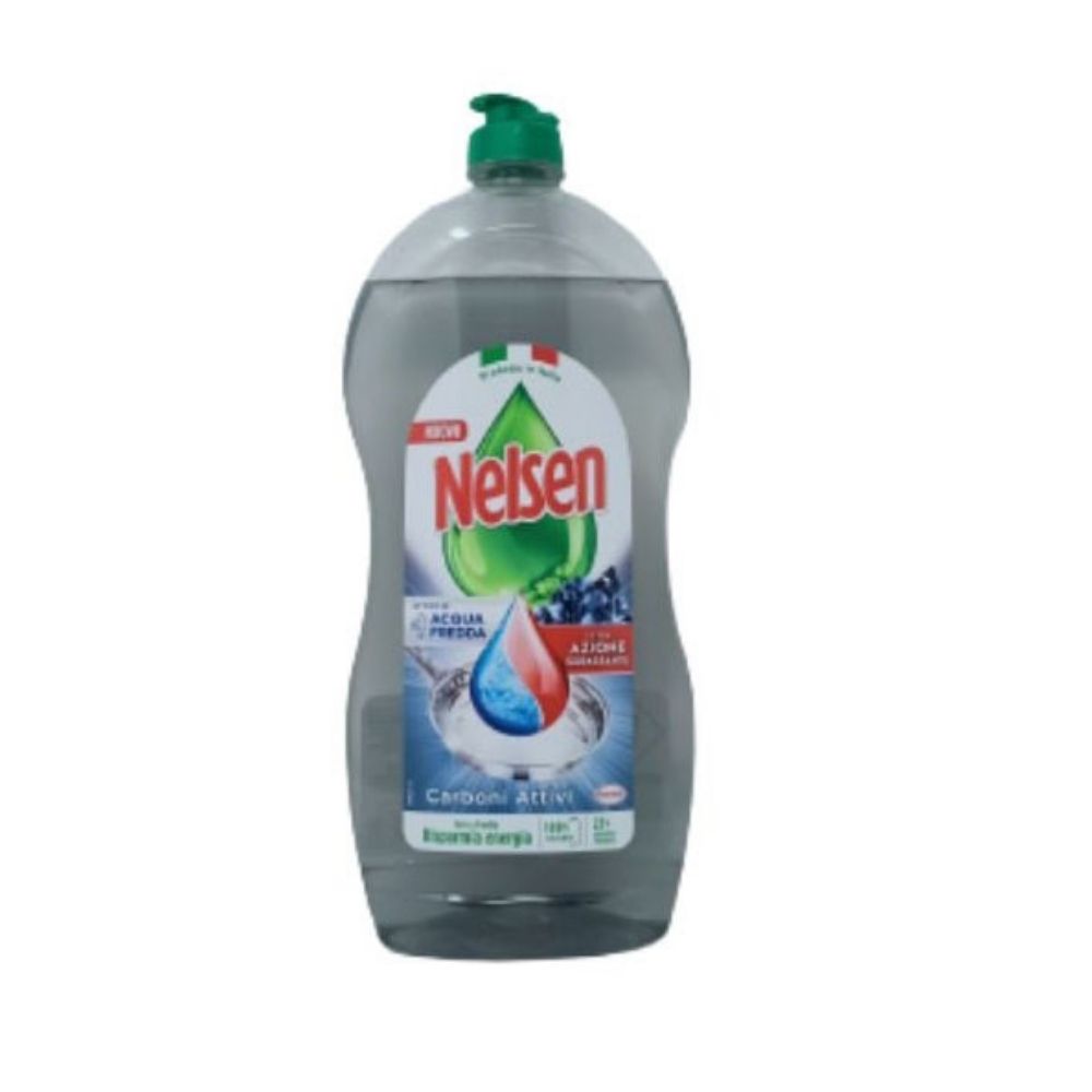 Detersivo per piatti ai Carboni Attivi NELSEN 850 ml