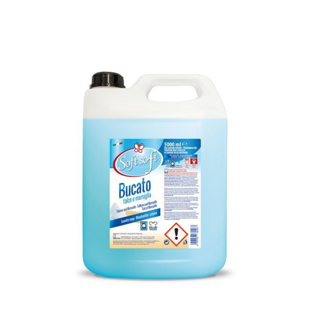 Detergente bucato in tanica Talco-Marsiglia SOFT SOFT 5000 ml