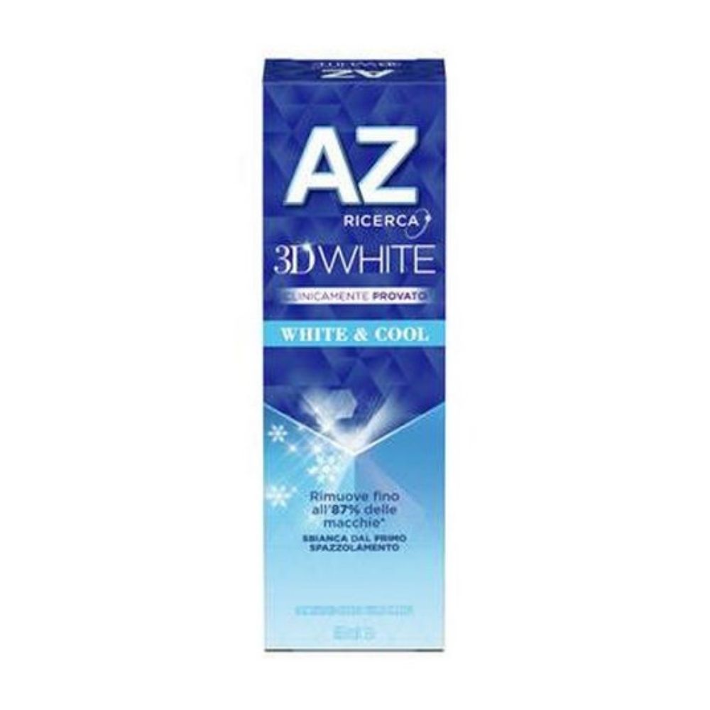 Dentifricio AZ 3D WHITE & COOL, menta piperita 65 ml