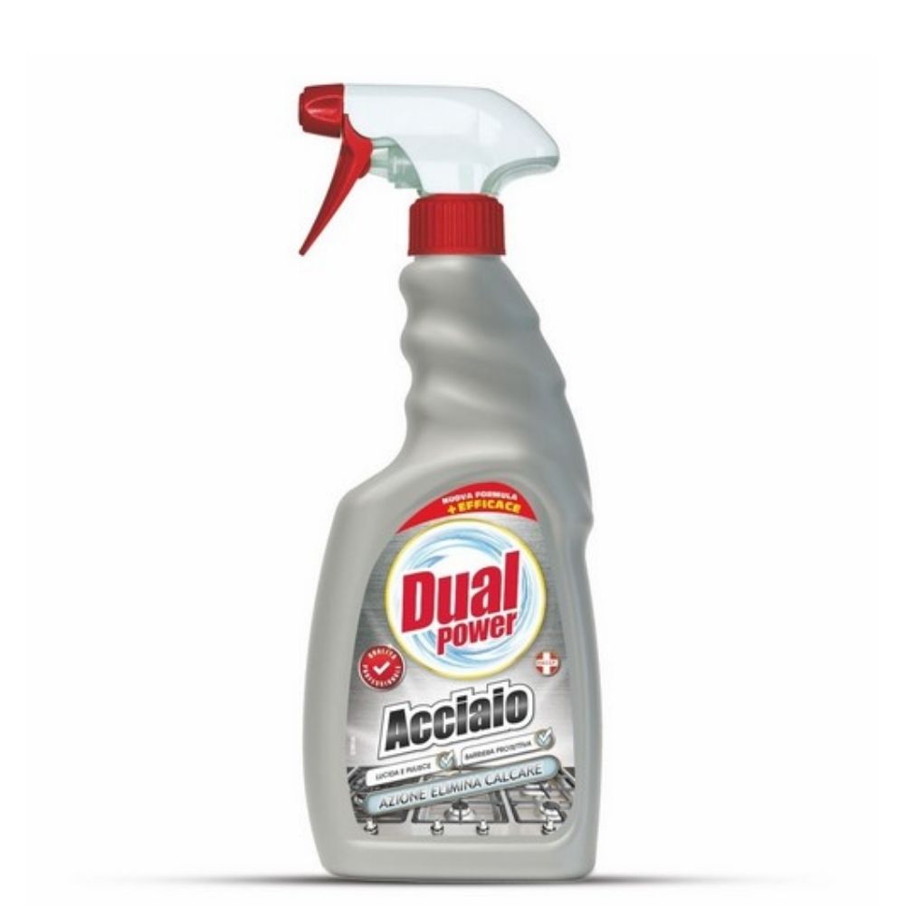 Detergente Acciaio DUAL POWER 500 ml