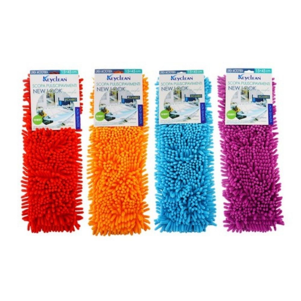 Mop in microfibra con frange, colori assortiti