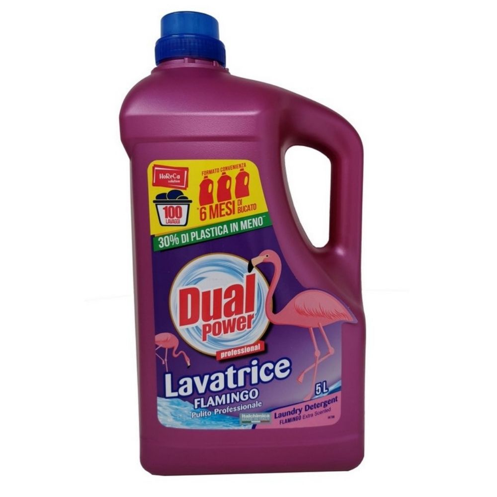 Detersivo lavatrice Flamingo DUAL POWER 5000 ml