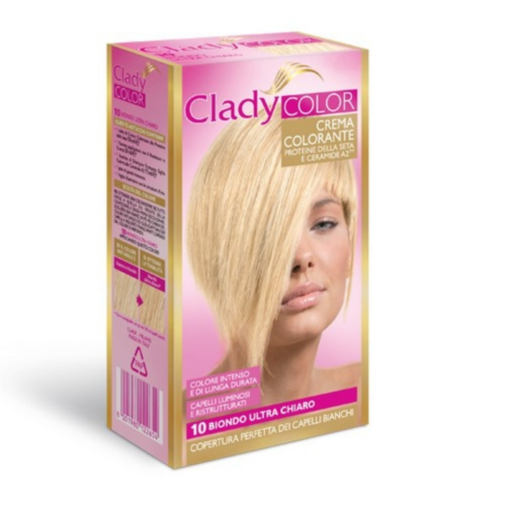 Crema colorante CLADY N. 10 biondo ultra chiaro