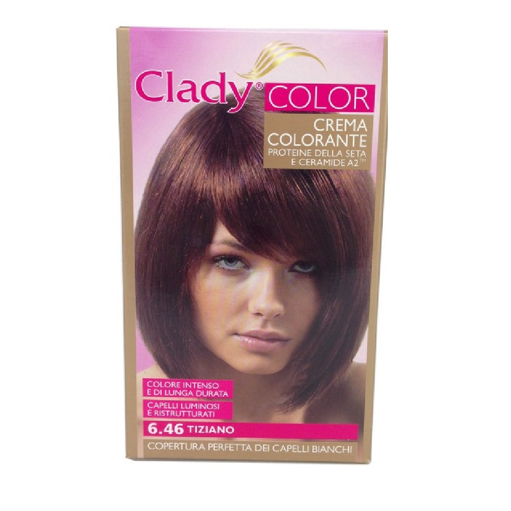 Crema colorante CLADY N. 6.46 rosso tiziano