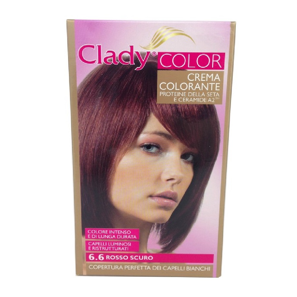 Crema colorante CLADY N. 6.6 rosso scuro