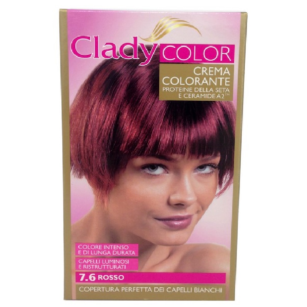 Crema colorante CLADY N. 7.6 rosso