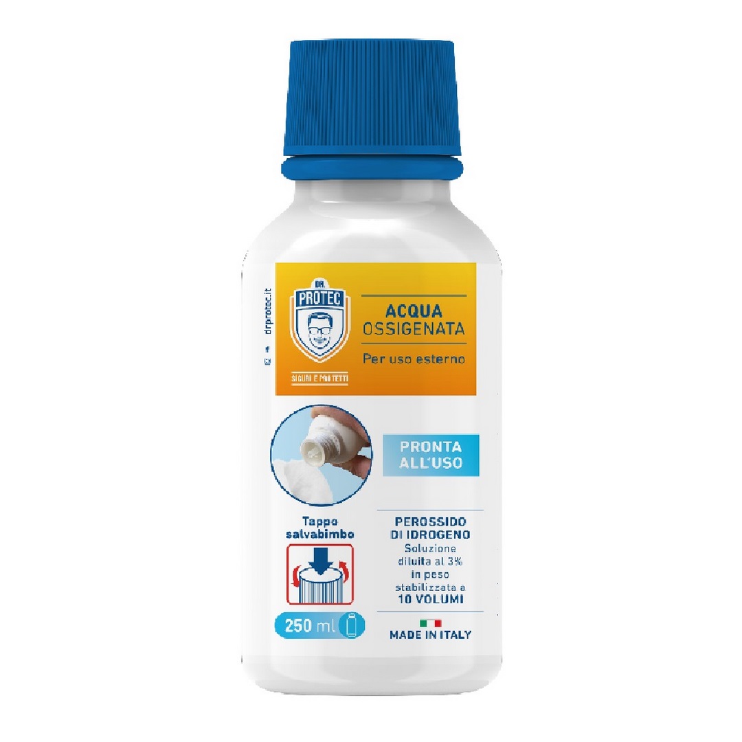 Acqua ossigenata per uso esterno DR. PROTEC 250 ml