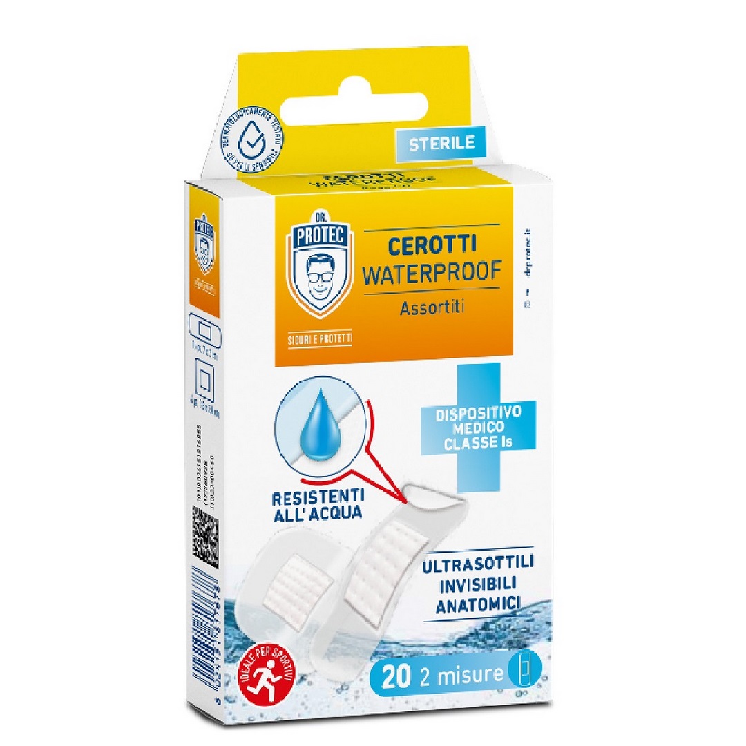 Cerotti impermeabili DR. PROTEC assortiti 20 pz