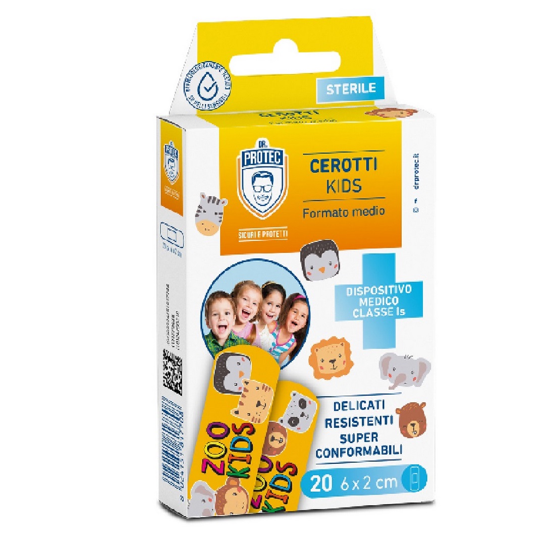 Cerotti per bambini DR. PROTEC medi 20 pz