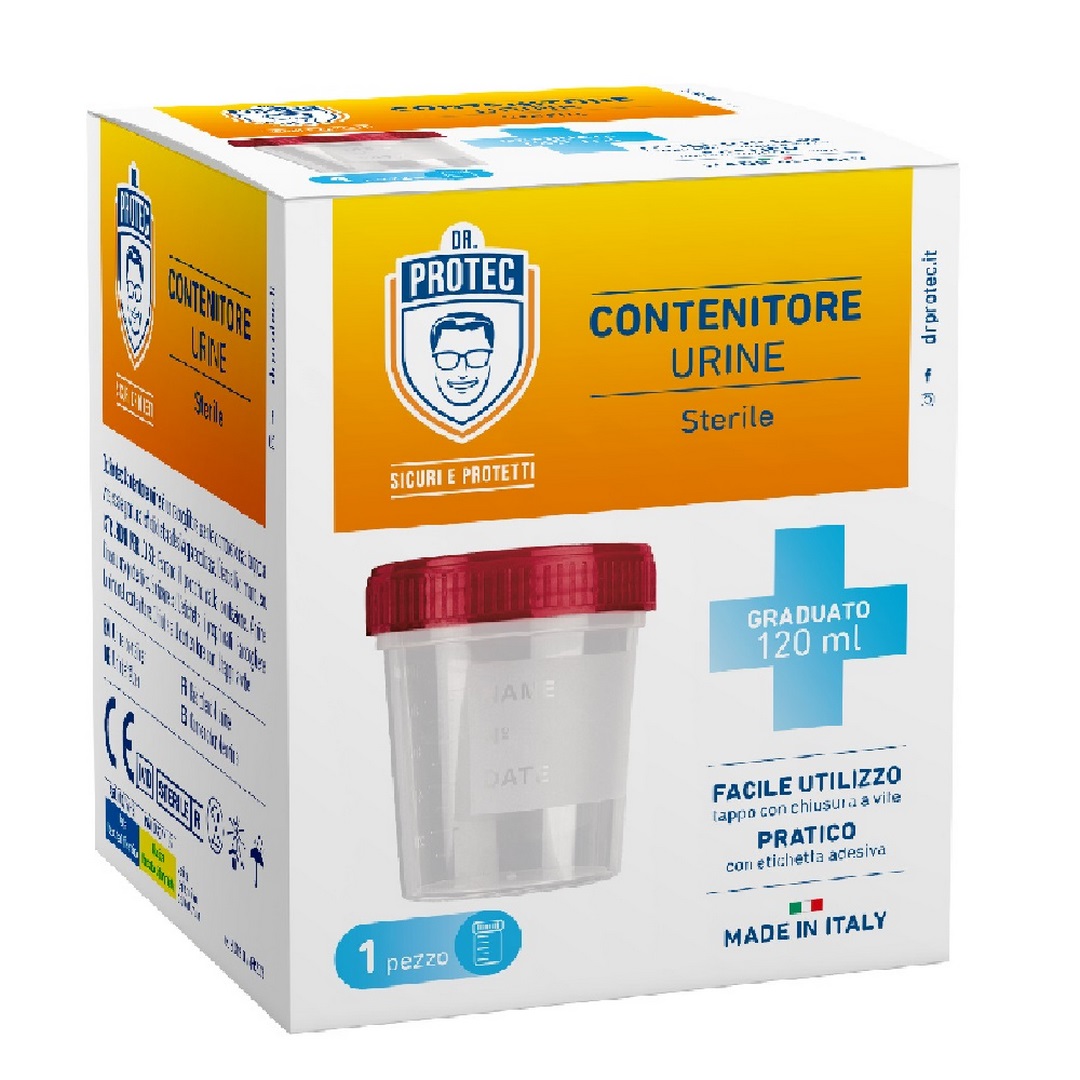 Contenitore urine sterile DR. PROTEC 120 ml 1 pz