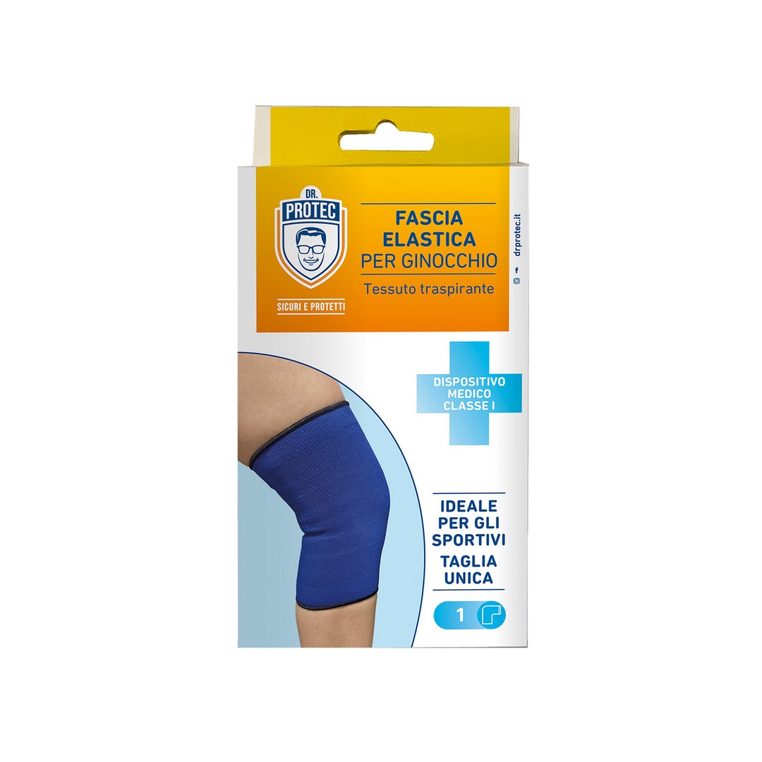 Fascia elastica DR PROTEC per ginocchio 1 z