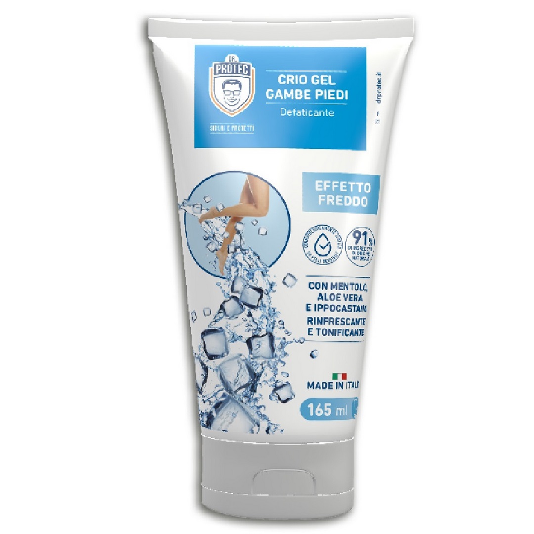 Gel crio gambe e piedi DR. PROTEC defaticante 165 ml