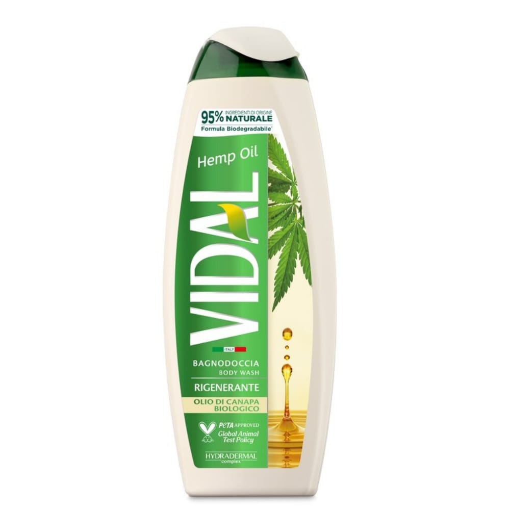 Bagnodoccia VIDAL Olio di Canapa biologico 500 ml