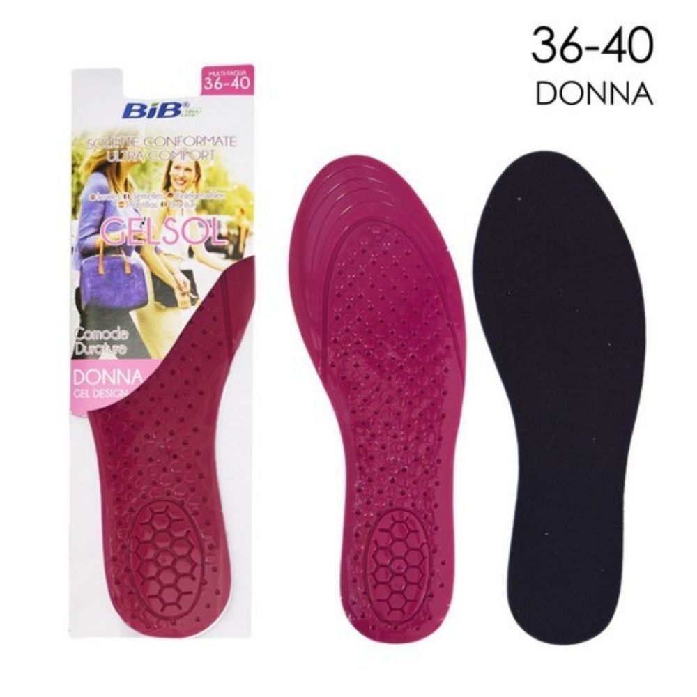 Solette rosa in gel da Donna, n.36-40