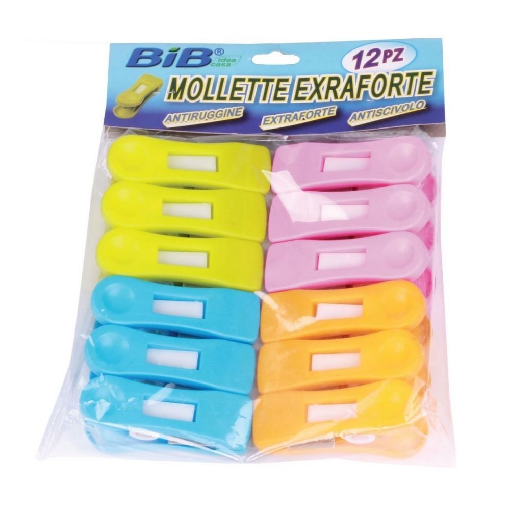 Mollette extraforti, 12 pz