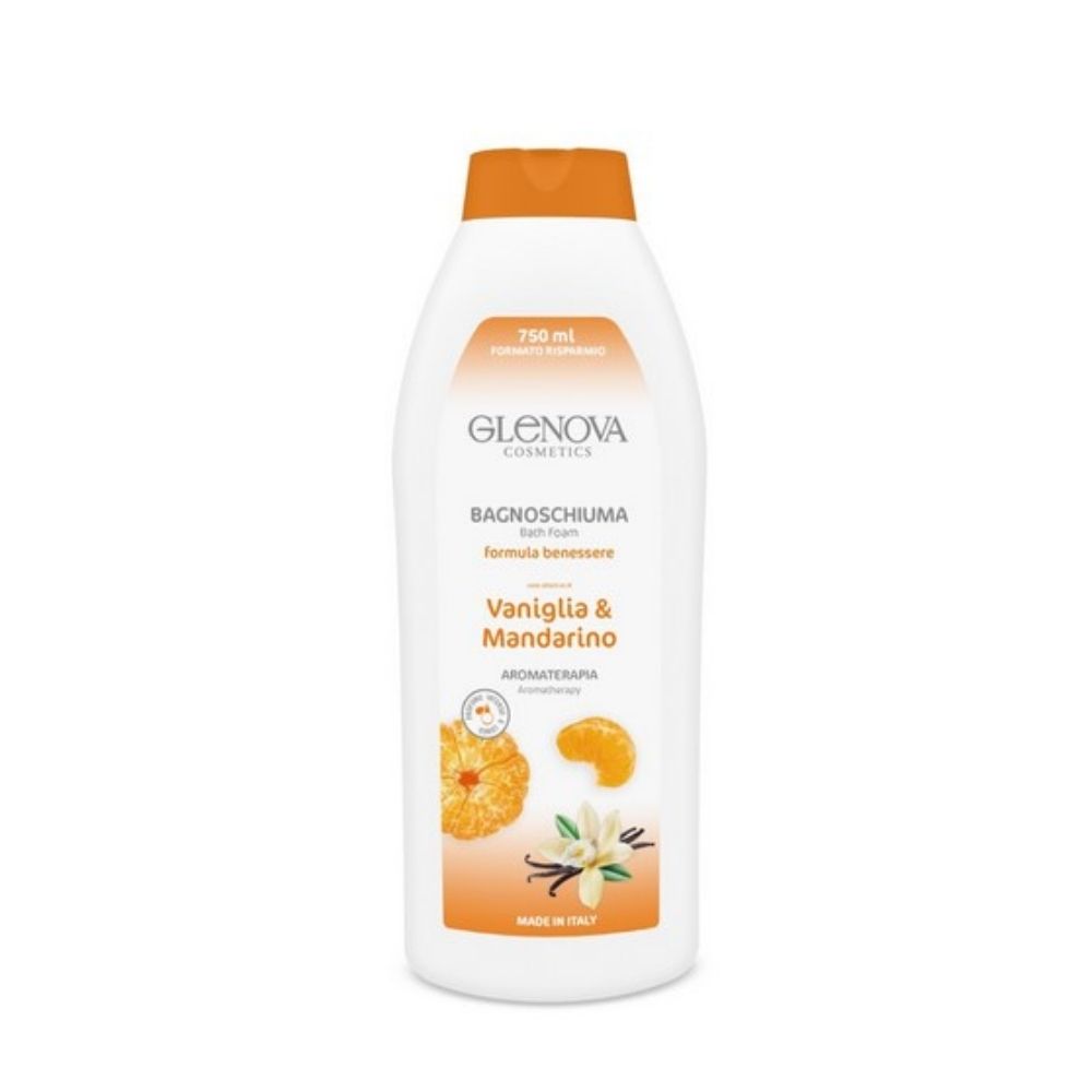 Bagnoschiuma Vaniglia e Mandarino GLENOVA 750 ml