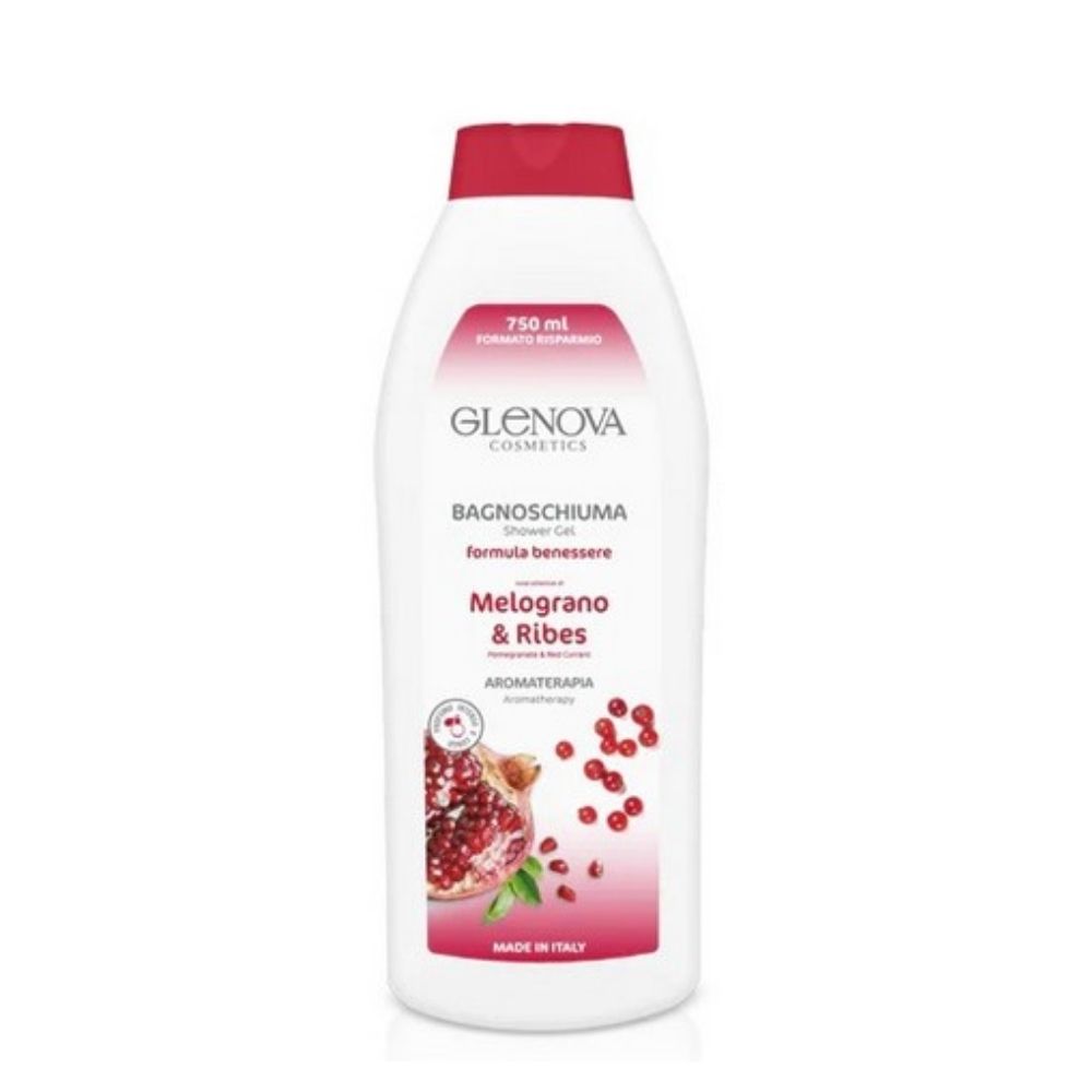 Bagnoschiuma Melograno e Ribes GLENOVA 750 ml