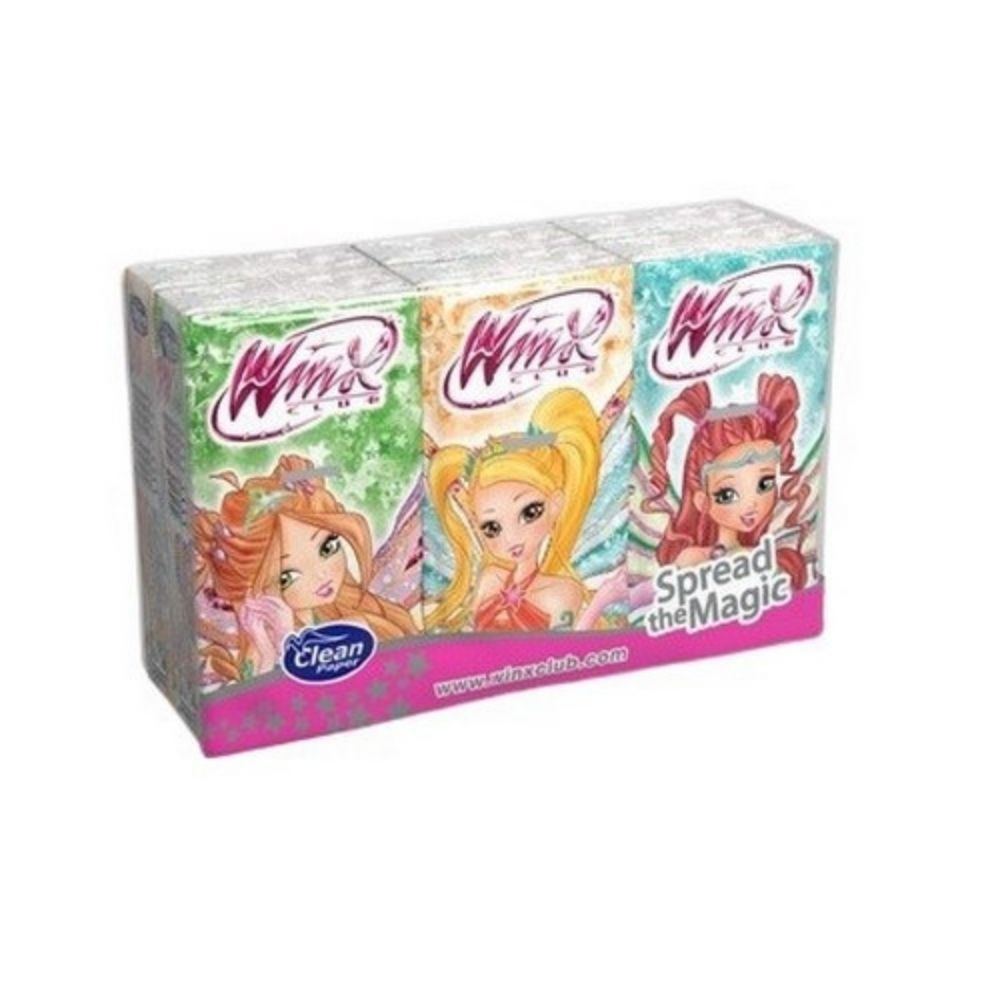 Fazzoletti decorati per bambini Winx 6 pz