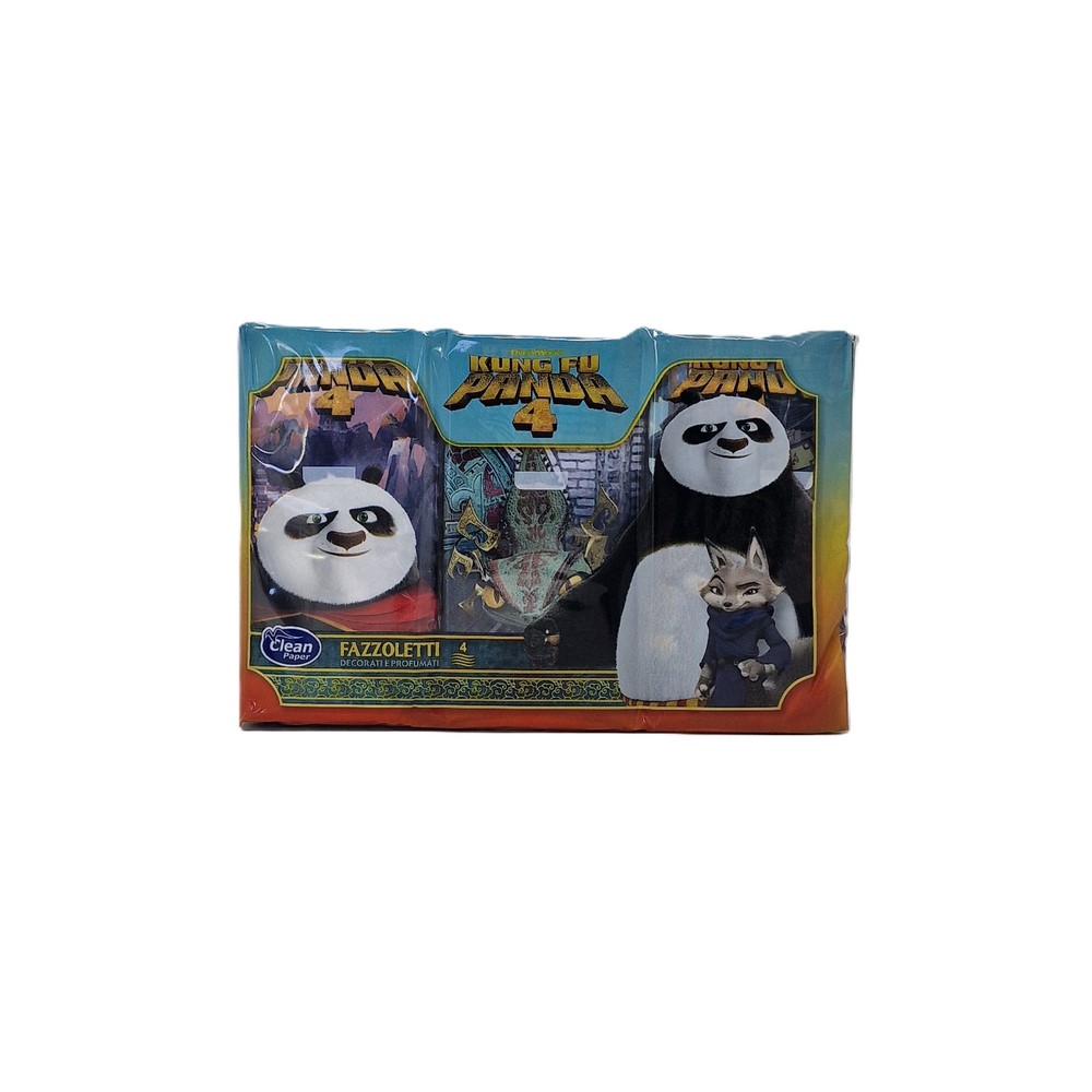 Fazzoletti decorati per bambini Kung Fu Panda 6 pz