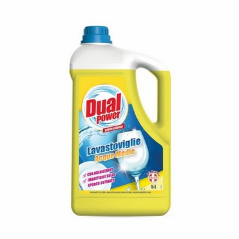 Detergente Lavastoviglie Acque Medie DUAL POWER 5000 ml