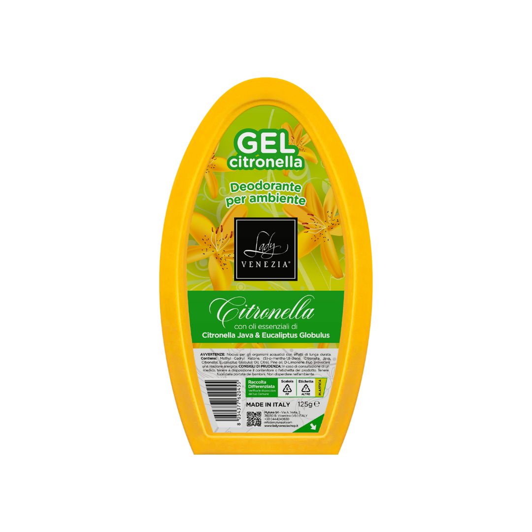 Deodorante in gel citronella 125 gr