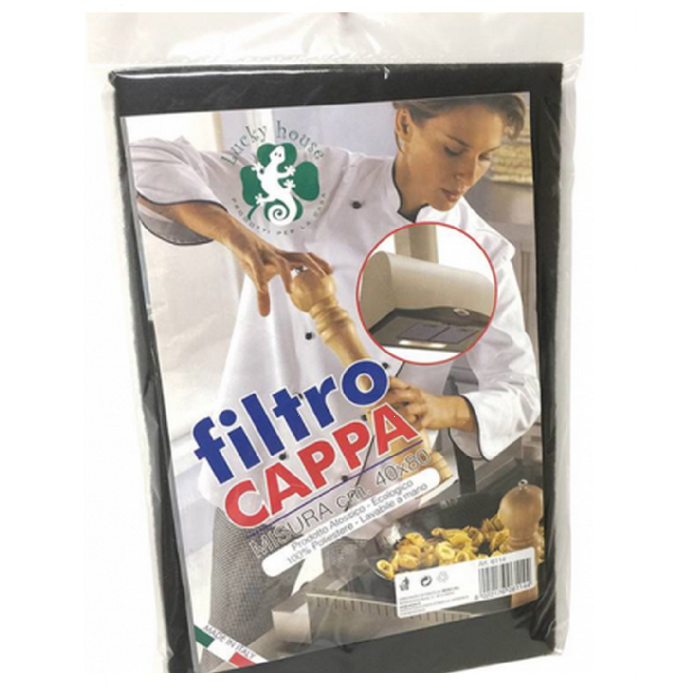 Filtro per cappa atossico OREMA nero,  40x80 cm