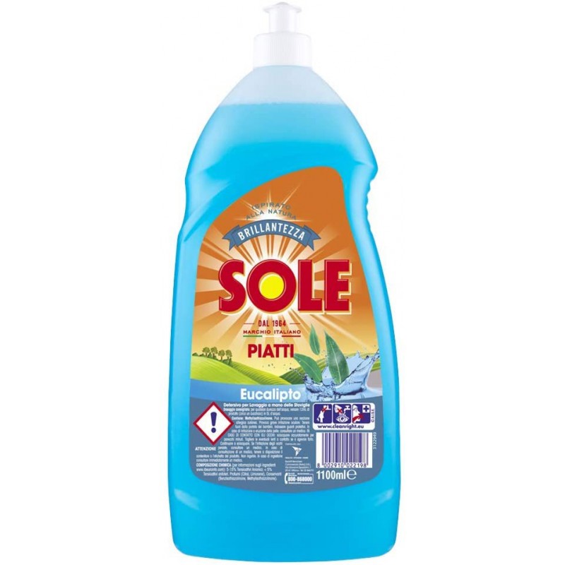 Detersivo per piatti SOLE eucalipto 1100 ml