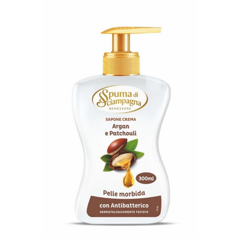 Sapone liquido Argan e Patchouli SPUMA DI SCIAMPAGNA 300 ml