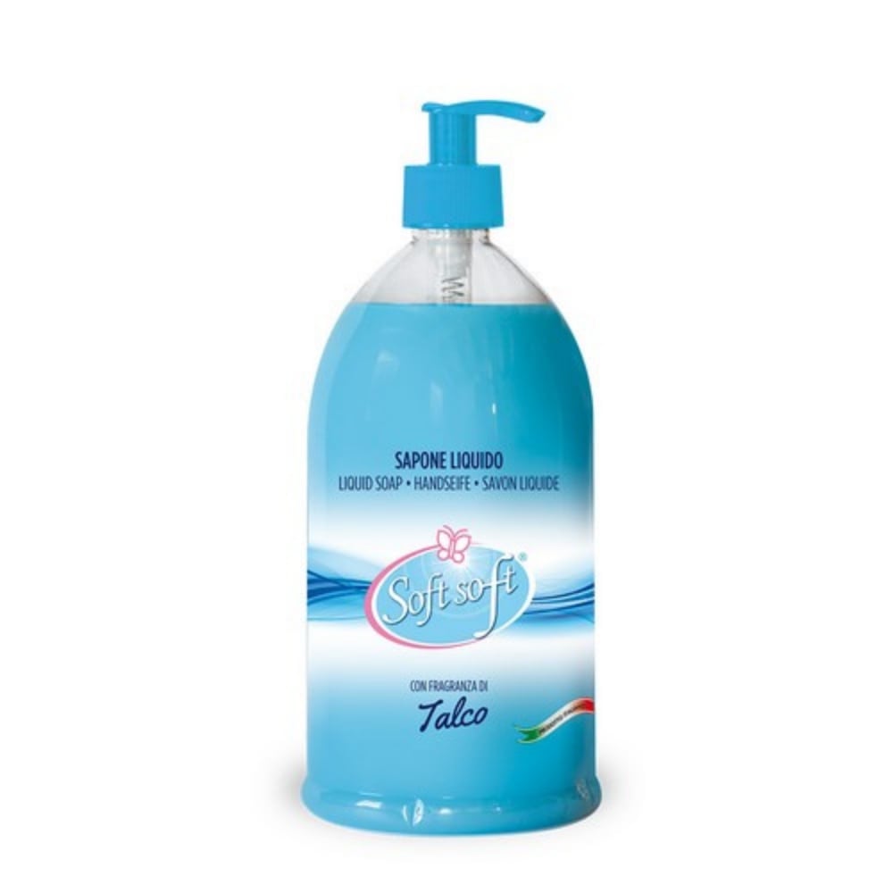 Sapone liquido con dispenser SOFT SOFT Talco 1000 ml