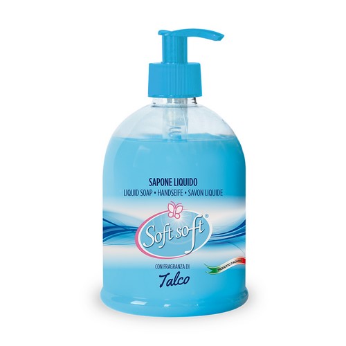 Sapone liquido con dispenser SOFT SOFT Talco 500 ml