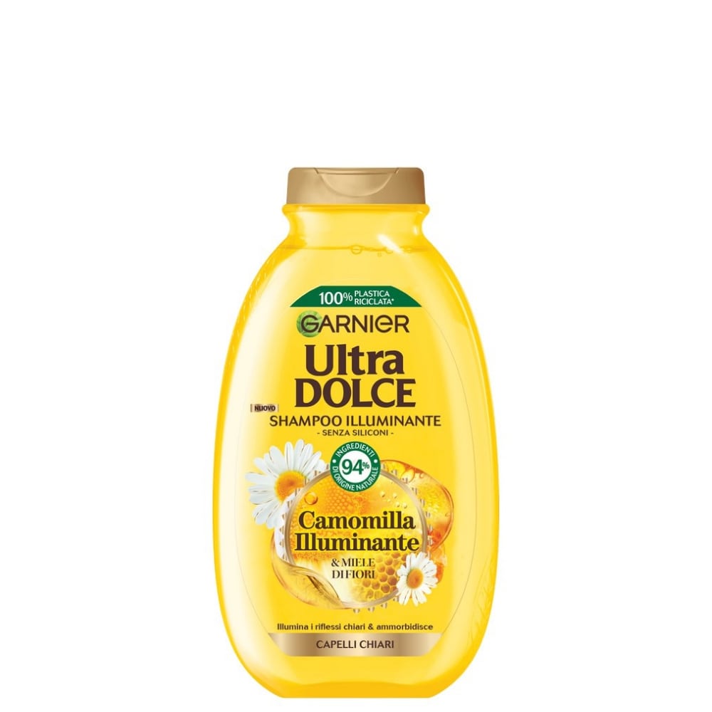 Shampoo ULTRA DOLCE Camomilla illuminante e Miele di fiori 250 ml