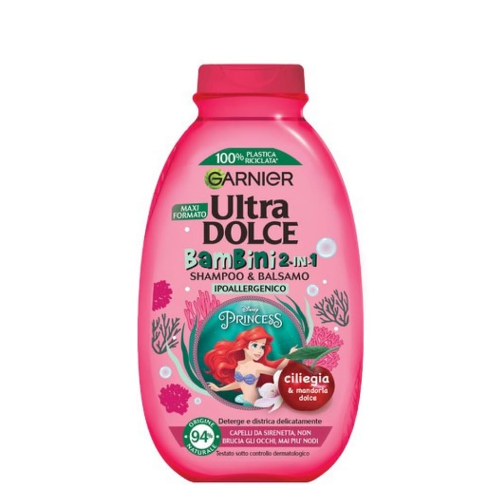 Shampoo per bambini 2in1 ULTRA DOLCE Ciliegia e Mandorla dolce 250 ml