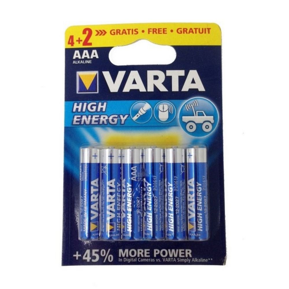 Pile VARTA High Energy blister ministilo AAA, 6 pz